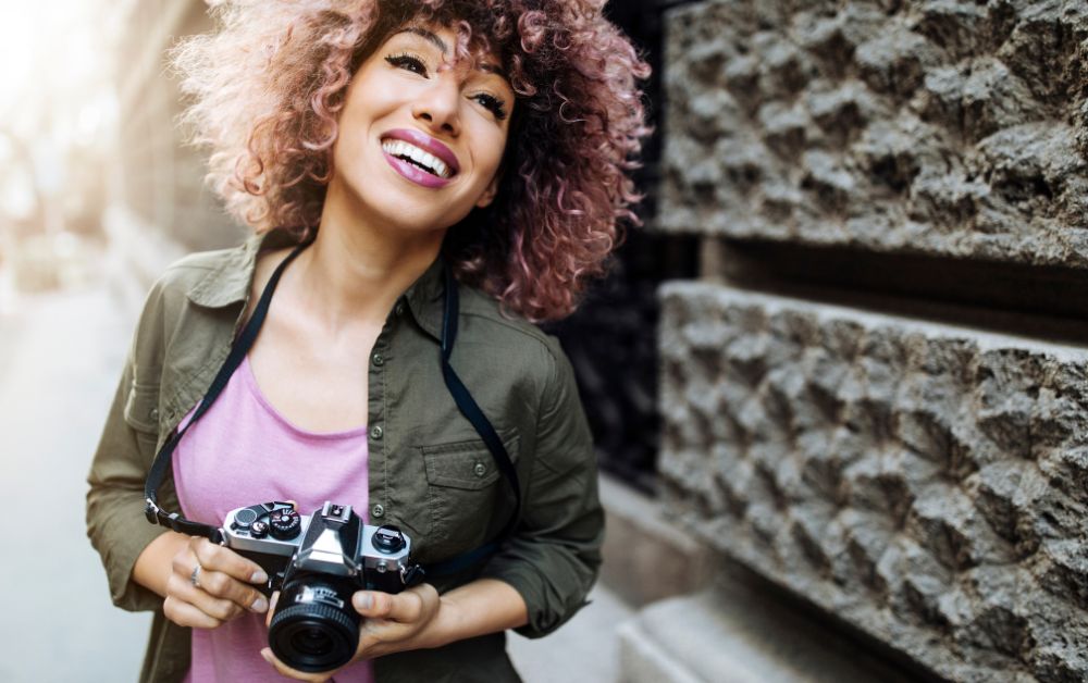 Street Fashion Photography tips: Remember to always be cheerful and patient