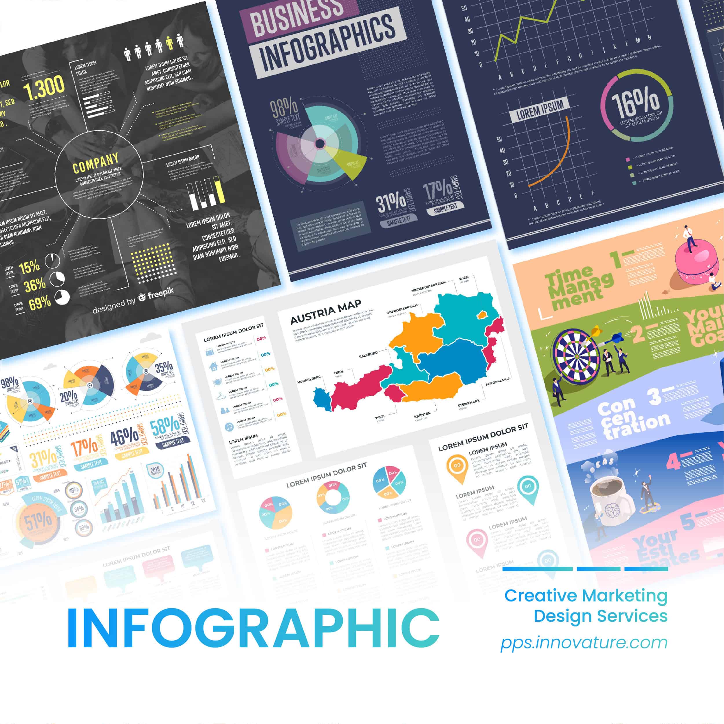 Marketing design service - Infographic