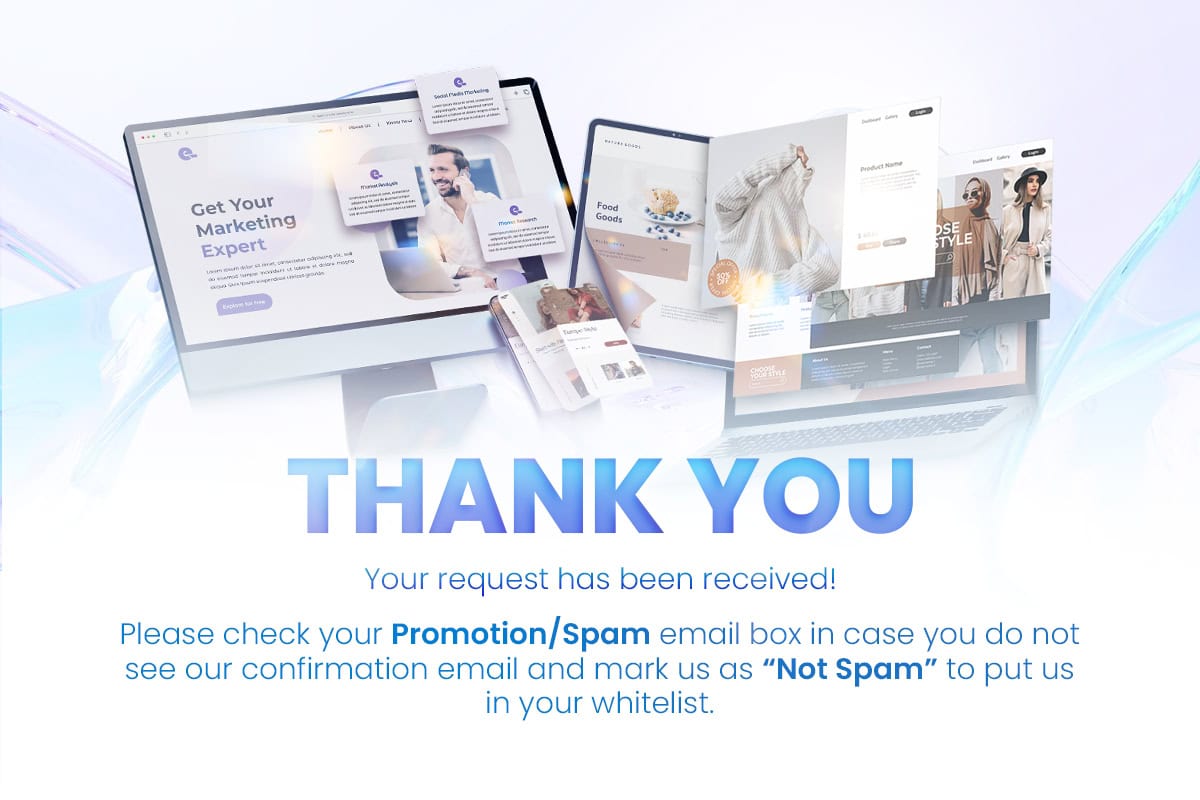 Marketing design service - request received
