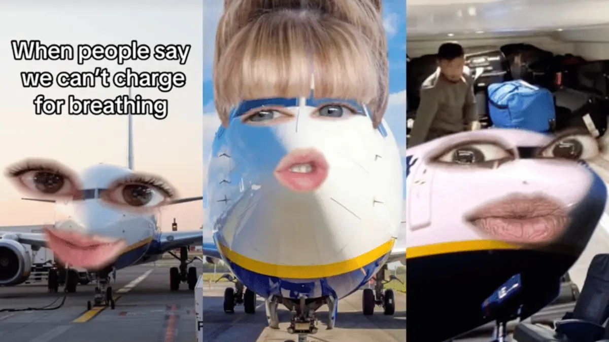 Ryanair uses bold memes, Gen Z humor, and point-of-view jokes on TikTok