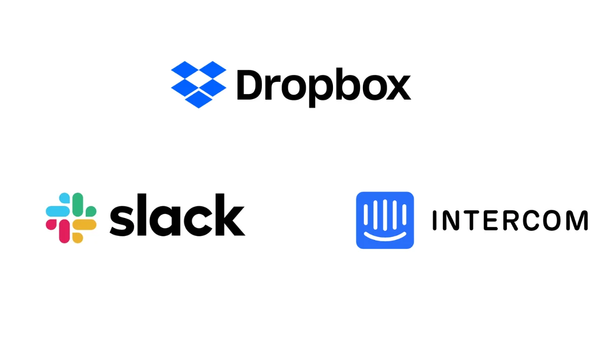 Slack, Intercom, and Dropbox are successful in SaaS video productions