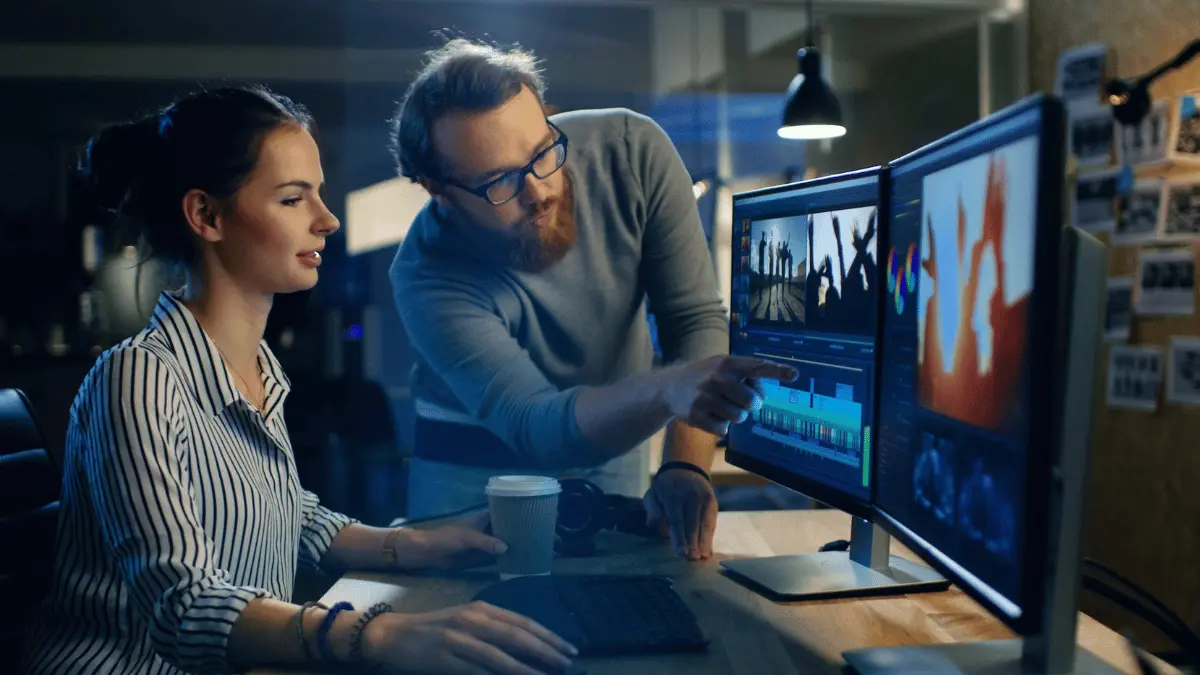 Collaborative video editing enables teams to work together on the same timeline