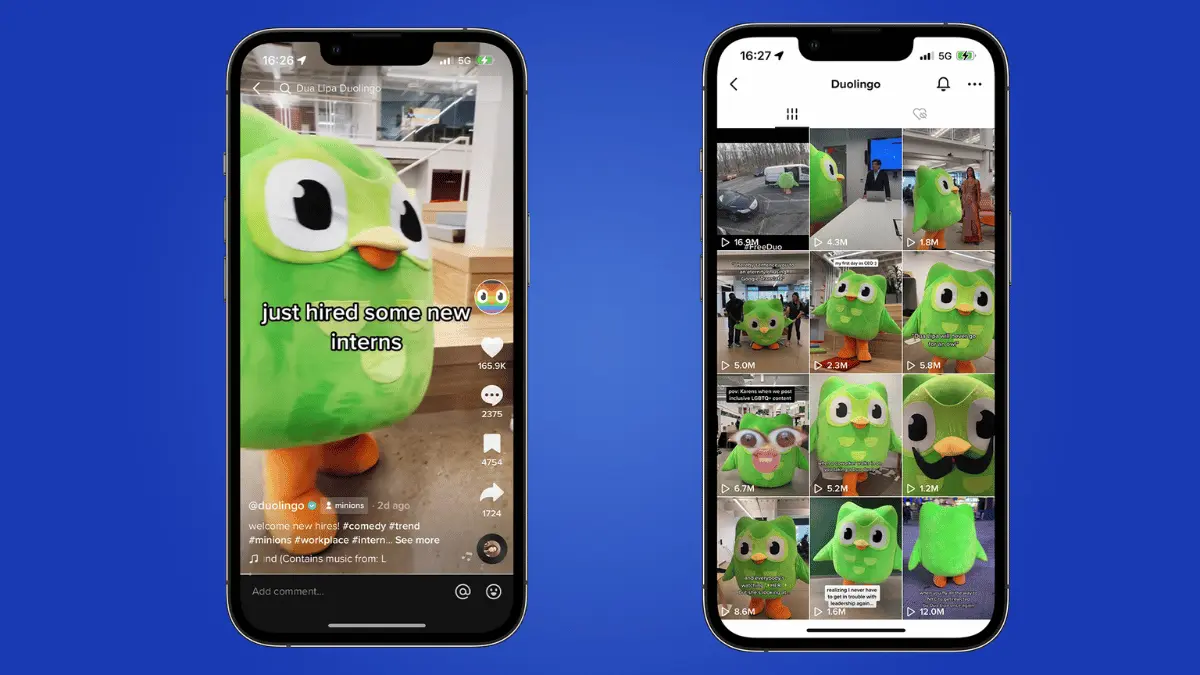 Duolingo exploded on TikTok with diverse video editing