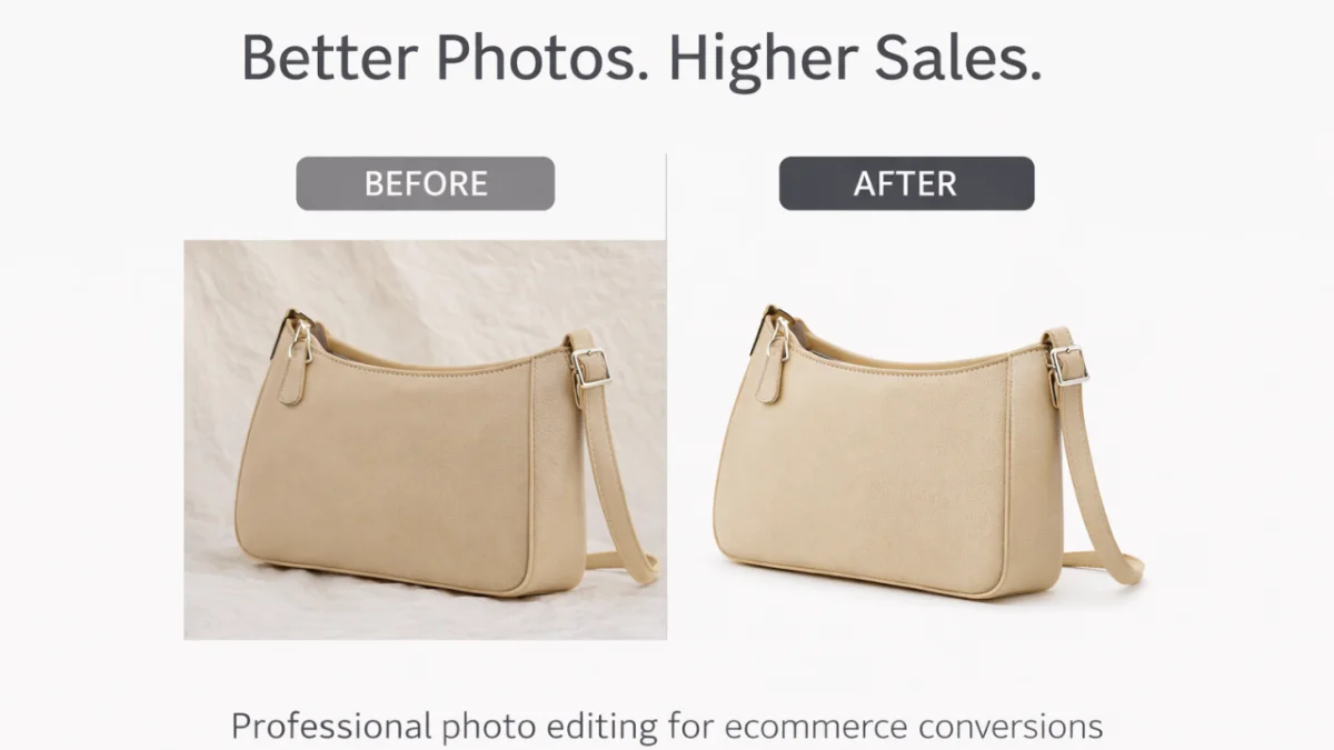 Photo editing service for increasing click-through rates and boosting sales